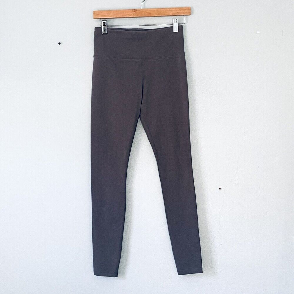 Athleta Leggings Small Gray 7/8 Jogging Yoga Workout Athleisure Preppy
